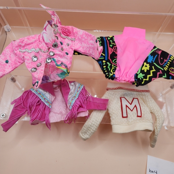 Mattel Other - Vintage Barbie Clothing Lot Jackets Cheerleader Paint 'N Dazzle 60s 80s 90s
